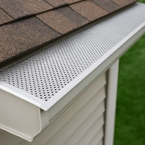 gutter guards on a home
