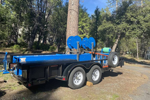 gutter installation truck